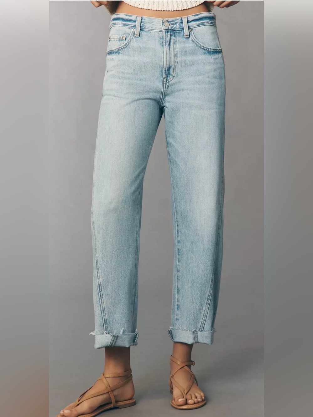 PISTOLA Kacey High Rise Cuffed Boyfriend Jeans Sz 25 NWOT